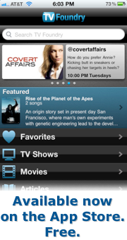TV Foundry for iPhone